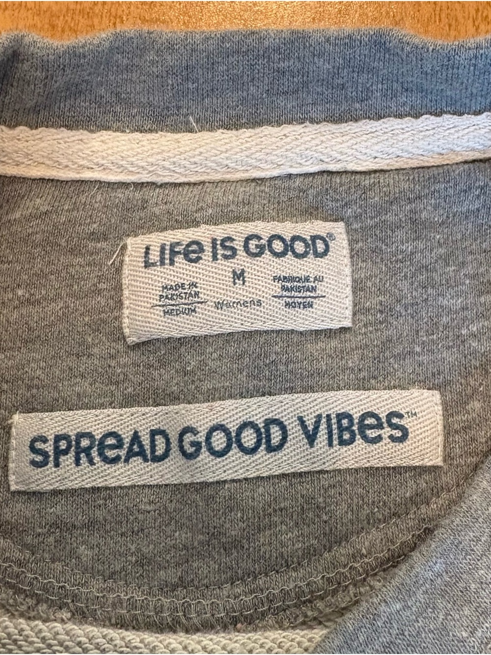 Life Is Good Heather Gray Sweatshirt Jeep Graphic - Picture 5 of 7